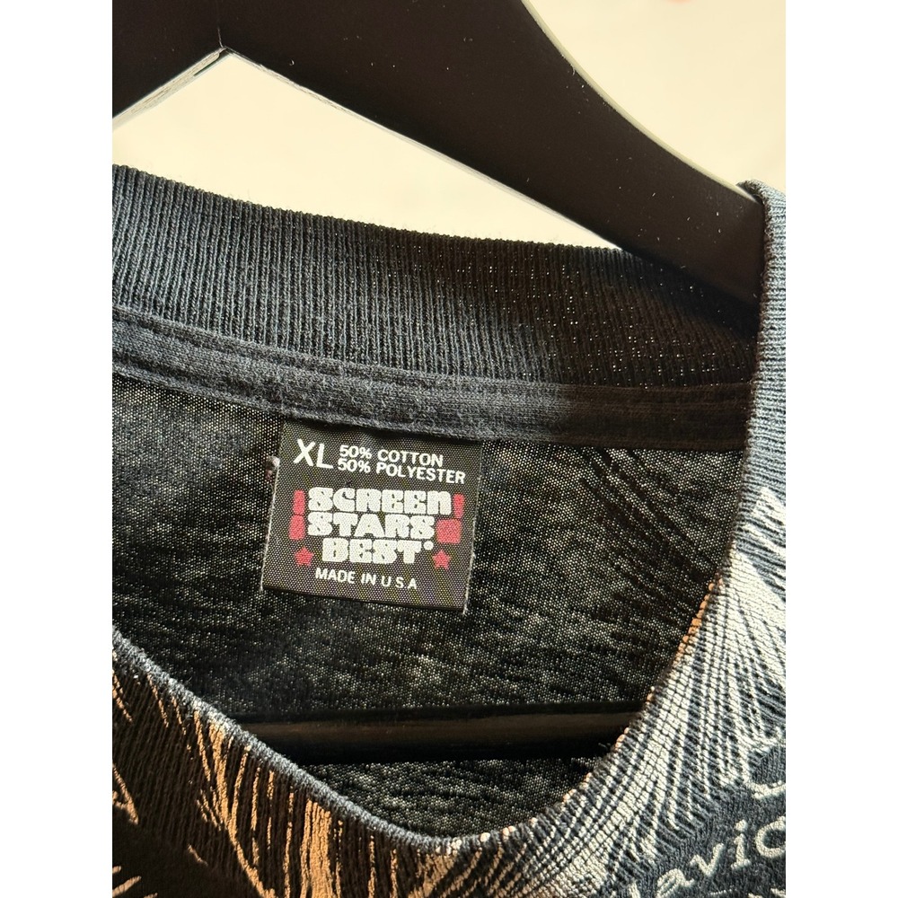Vintage Screen Stars Best Human Anatomy Muscle Graphic T-Shirt Black XL USA Made - Picture 3 of 3